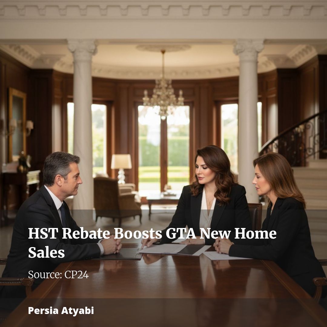 New report suggests HST rebate continues to boost single-family new home sales across GTA