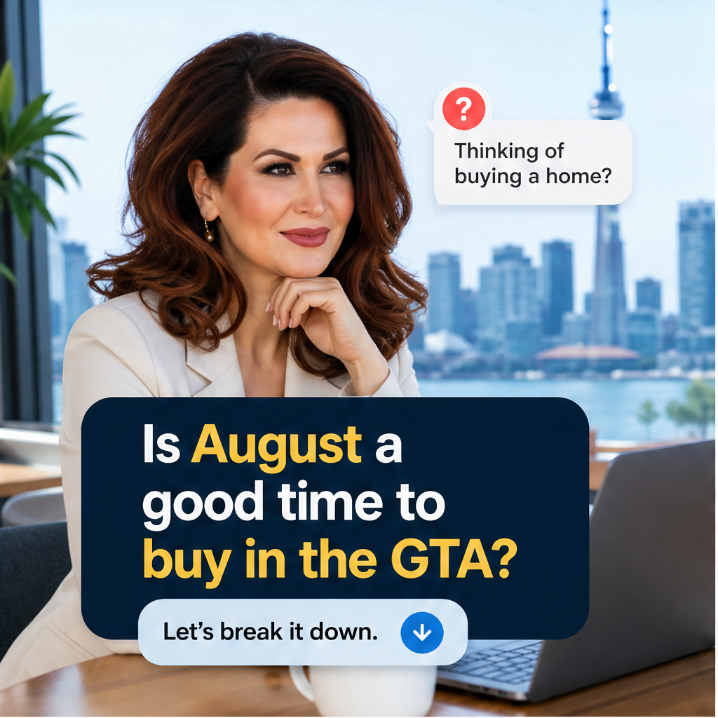 Is August a good time to buy a home in the GTA?